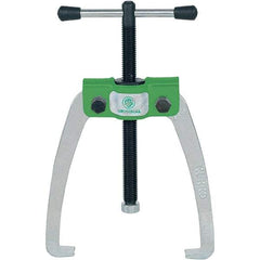 KUKKO - 2 Jaw, 1/4" to 3-3/16" Spread, 1 Ton Capacity, Jaw Puller - 3-3/16" Reach, For Bearings, Gears, Discs - Caliber Tooling