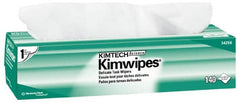 Kimtech - Dry Clean Room/Lab/Critical Task Wipes - Pop-Up, 16-5/8" x 14-3/4" Sheet Size, White - Caliber Tooling