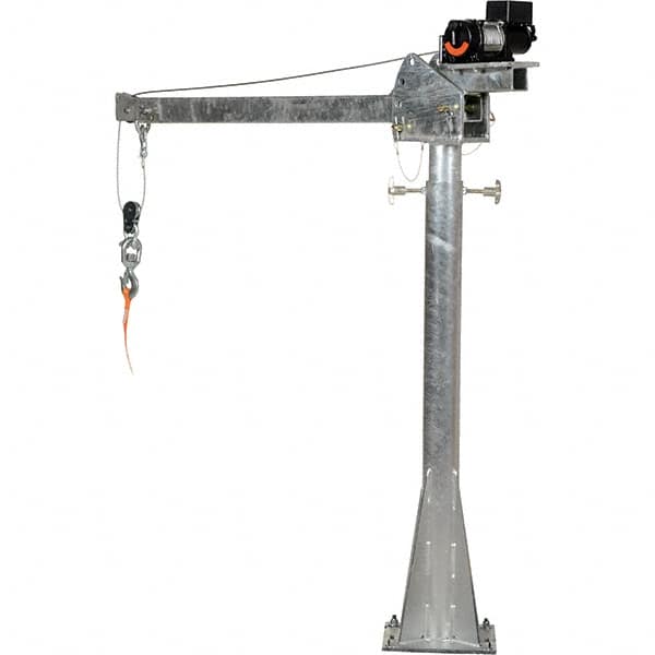 Vestil - 2,000 Lb Load Capacity, Jib Crane - Caliber Tooling