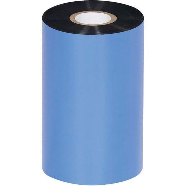 Value Collection - 4.33" x 1181' Black Wax Thermal Label - Caliber Tooling