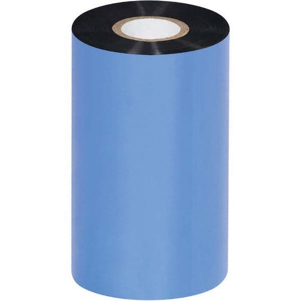 Value Collection - 4.33" x 1345' Black Wax Thermal Label - Caliber Tooling