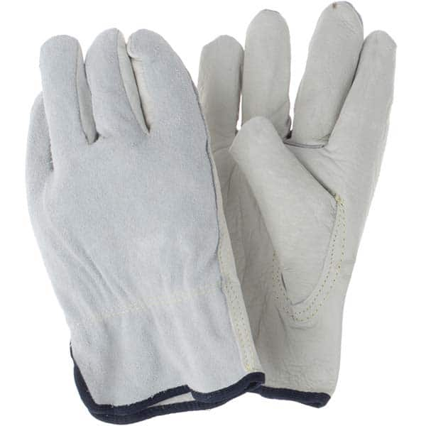 MCR Safety - Size XL Leather Abrasion Protection Work Gloves - Caliber Tooling