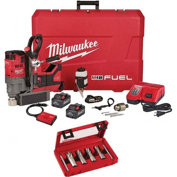 Milwaukee Tool - Portable Drill Presses Drill Type: Magnetic Chuck Size (Inch): 1-1/2 - Caliber Tooling