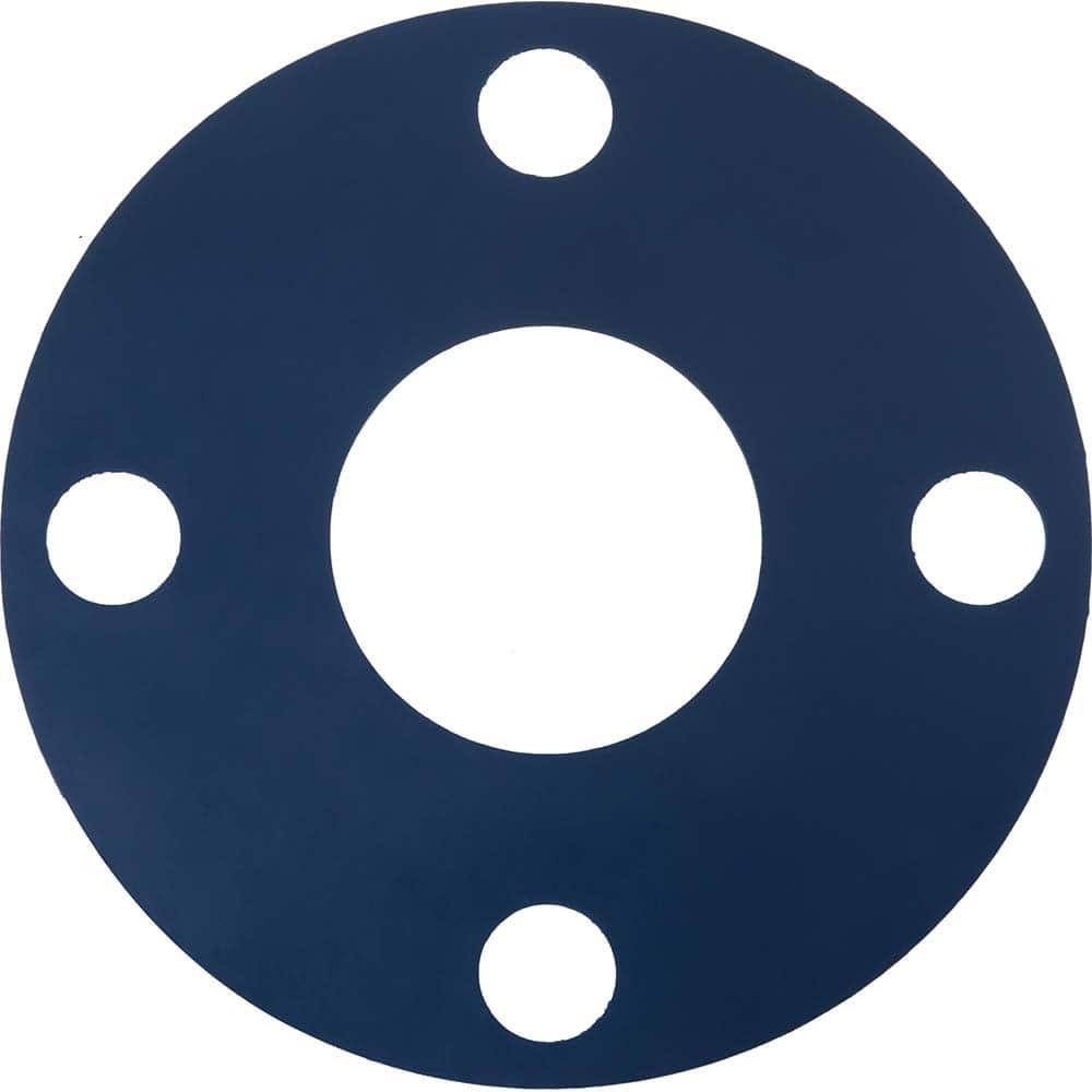 USA Sealing - Flange Gasketing; Nominal Pipe Size: 2-1/2 (Inch); Inside Diameter (Inch): 2-7/8 ; Thickness: 1/16 (Inch); Outside Diameter (Inch): 7 ; Material: Silicone Rubber ; Color: Red - Exact Industrial Supply