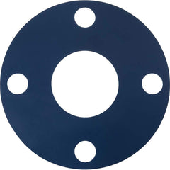 USA Sealing - Flange Gasketing; Nominal Pipe Size: 2 (Inch); Inside Diameter (Inch): 2-3/8 ; Thickness: 1/16 (Inch); Outside Diameter (Inch): 6 ; Material: Silicone Rubber ; Color: Red - Exact Industrial Supply