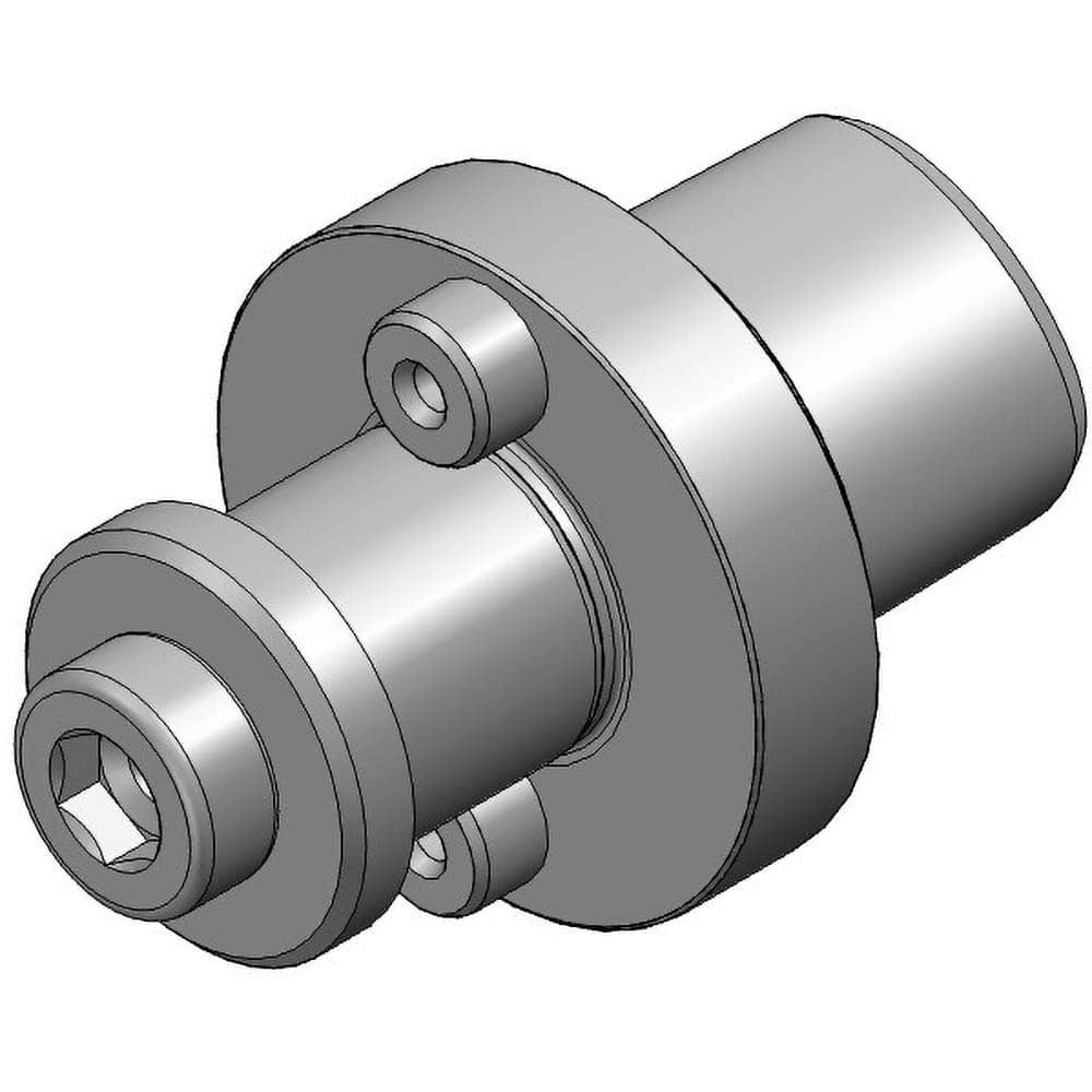 WTO - Modular Tool Holding System Adapters; Modular System Size: 1 ; Taper Size: C4 ; Projection (mm): 32 ; Through Coolant: Yes - Exact Industrial Supply