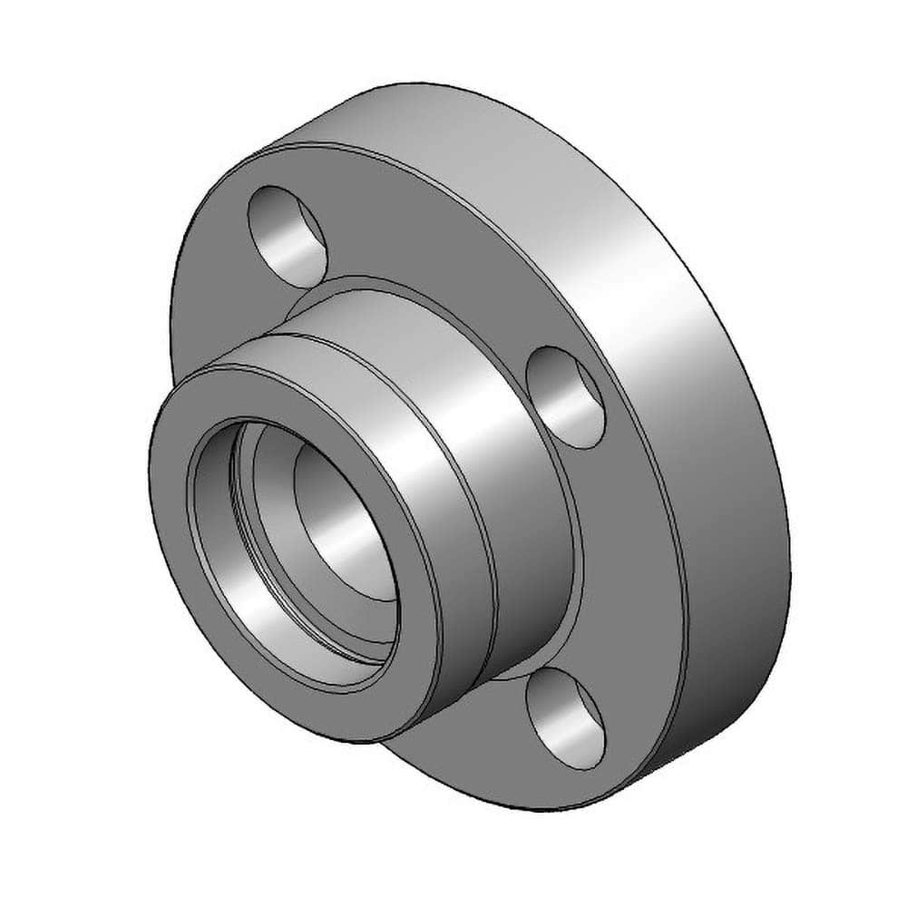 WTO - Modular Tool Holding System Adapters; Modular System Size: ER50QF ; Projection (mm): 80 ; Through Coolant: No ; Body Diameter (mm): 127.000 - Exact Industrial Supply