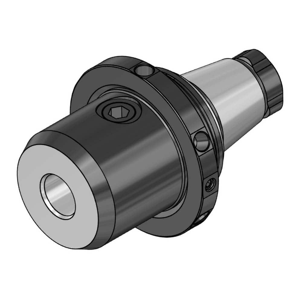 WTO - Modular Tool Holding System Adapters; Modular System Size: 3/8 ; Taper Size: ER25QF ; Projection (mm): 33 ; Through Coolant: Yes - Exact Industrial Supply