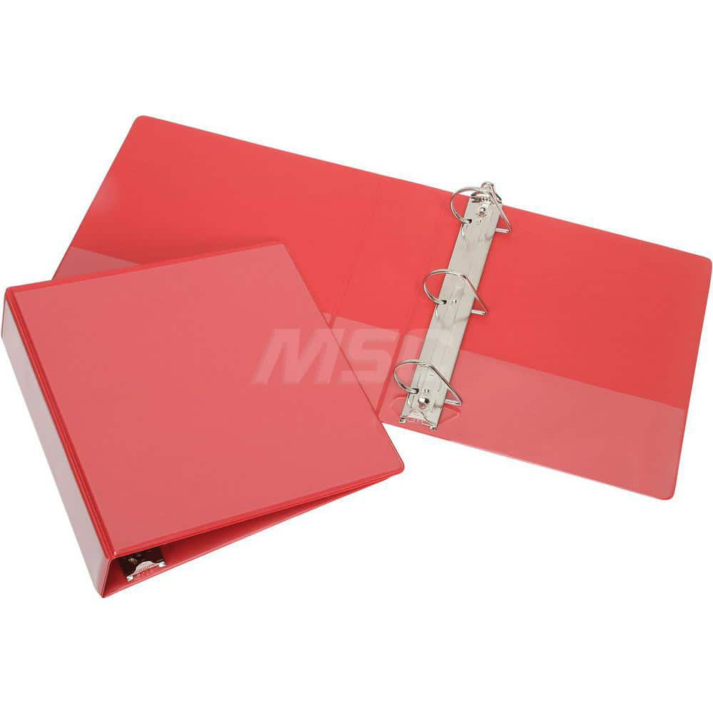 Ring Binders; Binder Type: 3 Hole Binder; Capacity: 2-1/2; Color: Red; Material: Heavy Duty Vinyl; Size: 8-1/2 x 11″; Minimum Order Quantity: Heavy Duty Vinyl; Material: Heavy Duty Vinyl