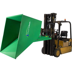 Valley Craft - Hoppers & Basket Trucks; Type: Self-Dumping Hopper ; Load Capacity (Lb.): 6000.000 ; Width (Inch): 57 ; Length (Inch): 69 ; Height (Inch): 52 ; Material: Steel - Exact Industrial Supply