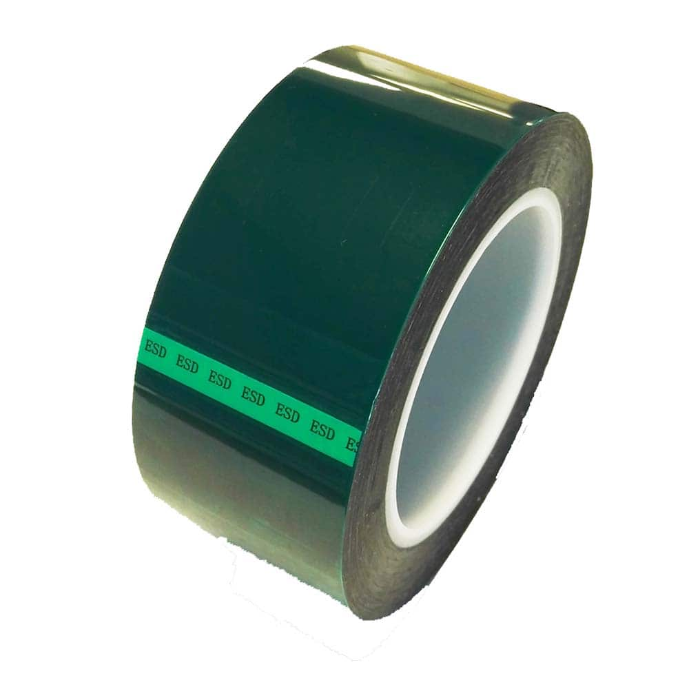 Bertech - Anti-Static Equipment Accessories; Type: ESD Polyester Tape ; Backing Material: Polyester (Film) ; Series: ESDGPT ; Tape Width (Inch): 0.56 ; Tape Length (Feet): 216.00 ; Tape Length (yd): 72.00 - Exact Industrial Supply