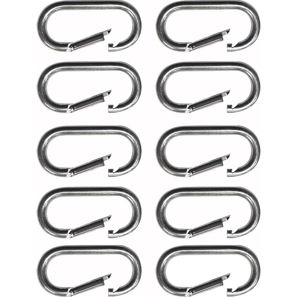 Snap-Loc - Anchors, Grips & Straps; Type: Carabiner ; Temporary or Permanent: Temporary ; Sling Connection Type: None ; Material: Steel ; Capacity (Lb.): 1200 ; Anchor Length (Inch): 3 - Exact Industrial Supply