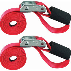 Snap-Loc - Slings & Tiedowns (Load-Rated); Type: Tie Down ; Length (Feet): 6 ; Width (Inch): 1 ; Basket Capacity (Lb.): 1500 ; Load Capacity (Lb.): 500.000 ; Material: Polyester; Steel - Exact Industrial Supply