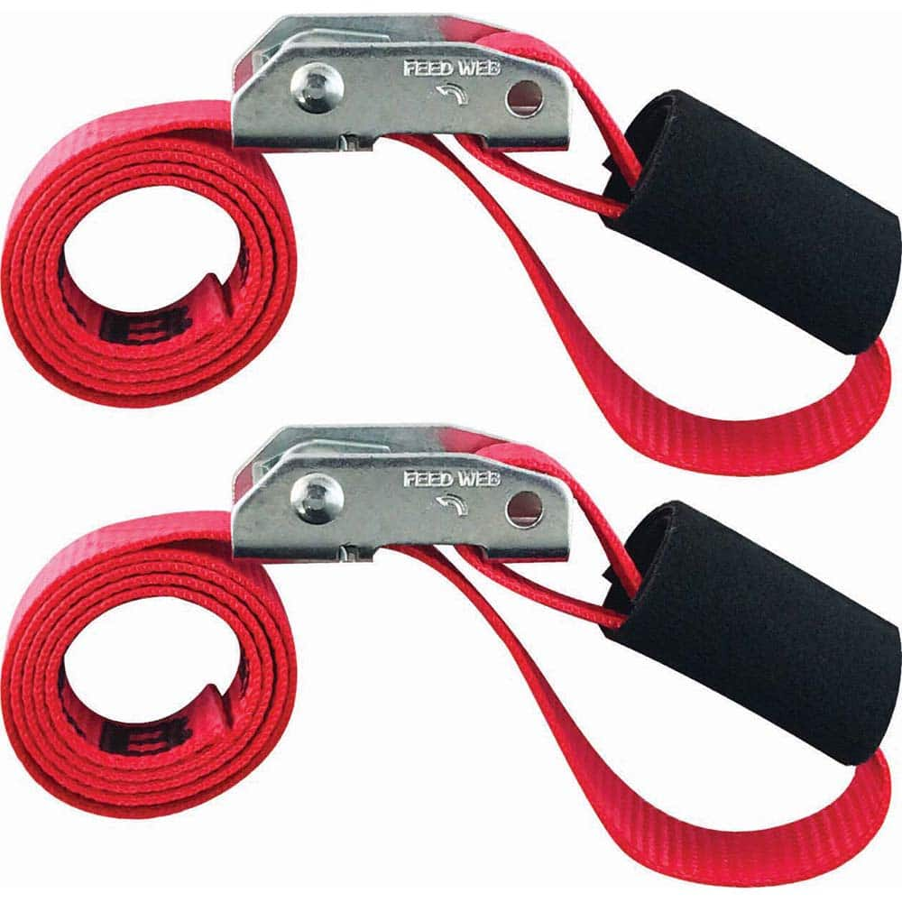 Snap-Loc - Slings & Tiedowns (Load-Rated); Type: Tie Down ; Length (Feet): 3 ; Width (Inch): 1 ; Basket Capacity (Lb.): 1500 ; Load Capacity (Lb.): 500.000 ; Material: Polyester; Steel - Exact Industrial Supply