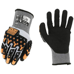 Mechanix Wear - Cut & Puncture Resistant Gloves; Type: Cut Resistant ; ANSI/ISEA Puncture Resistance Level: 3 ; ANSI/ISEA Cut Resistance Level: A5 ; ANSI/ISEA Abrasion Resistance Level: 4 ; Coated Area: Palm ; Material Type: HPPE - Exact Industrial Supply