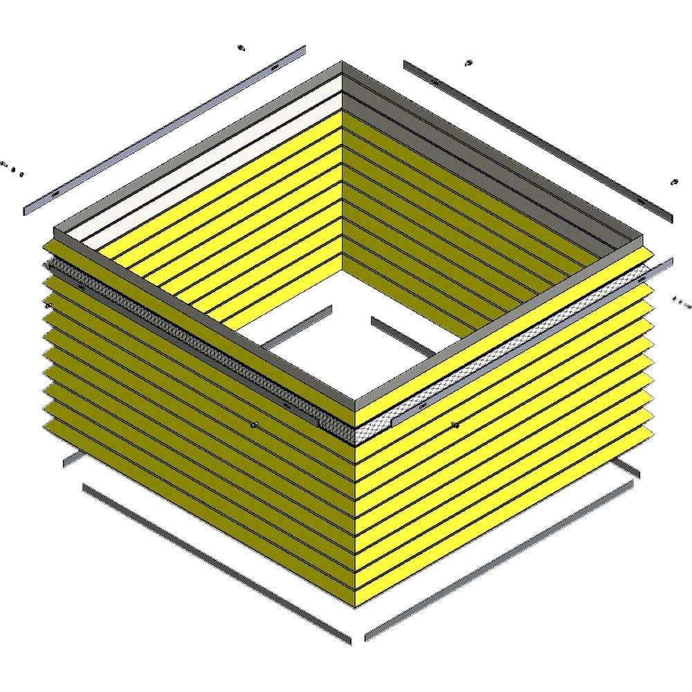 Hovair - Lifting Table Accessories; Type: Safety Skirt ; For Use With: Used for Lift tables 05-7800E - Exact Industrial Supply