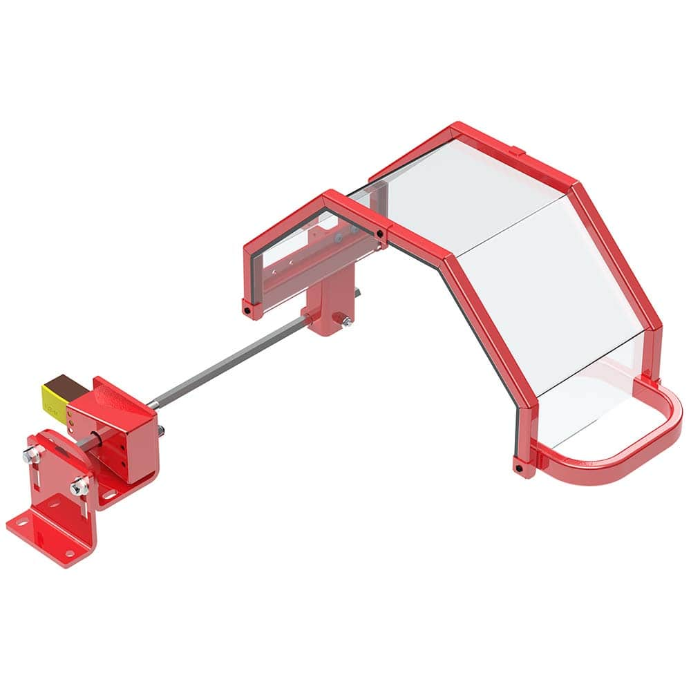 Rockford Systems - Lathe Chuck Guards; Type: Shield & Mount ; Shield Material: Steel; Polycarbonate ; For Minimum Chuck Size (Inch): 1 ; For Maximum Chuck Size (Inch): 4 ; Shield Width (Inch): 8 ; Shield Height (Inch): 3 - Exact Industrial Supply