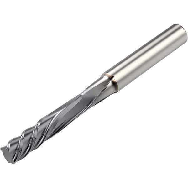 Seco - 14.8mm Diam, 54.99mm LOC, Solid Carbide Diamond-Pattern End Mill End Router Bit - Caliber Tooling