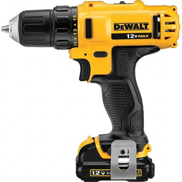 DeWALT - Cordless Drills Battery Voltage: 12 Battery Chemistry: Lithium-Ion - Caliber Tooling