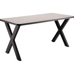 National Public Seating - Stationary Tables Type: Cafeteria Tables Material: HPL Top; MDF Core w/Protect Edge; Steel - Caliber Tooling