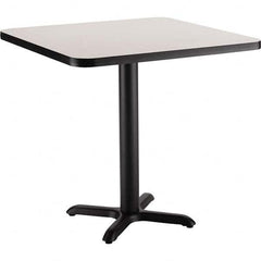 National Public Seating - Stationary Tables Type: Breakroom Material: HPL Particleboard Core w/T-Mold; Steel - Caliber Tooling