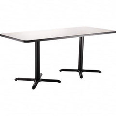 National Public Seating - Stationary Tables Type: Breakroom Material: HPL Particleboard Core w/T-Mold; Steel - Caliber Tooling