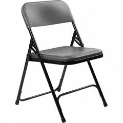 National Public Seating - Folding Chairs Pad Type: Folding Chair w/Plastic Seat & Back Material: Plastic/Steel - Caliber Tooling