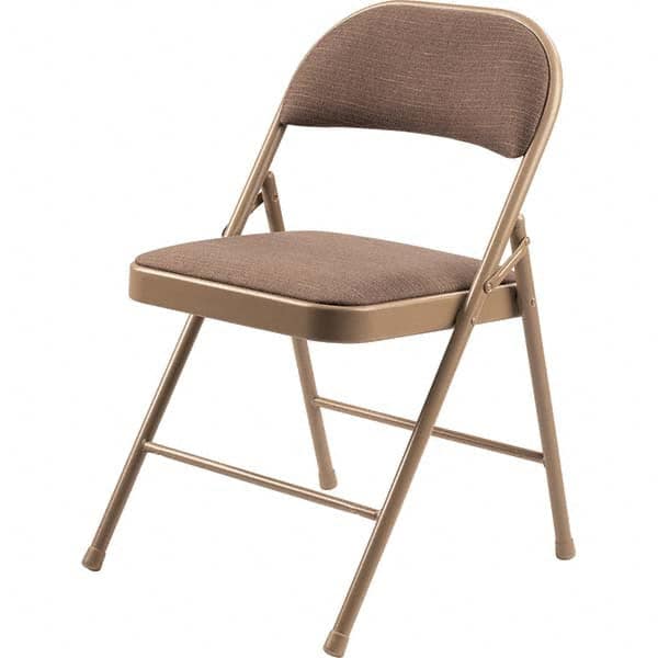 National Public Seating - Folding Chairs Pad Type: Folding Chair w/Fabric Padded Seat Material: Fabric/Steel - Caliber Tooling