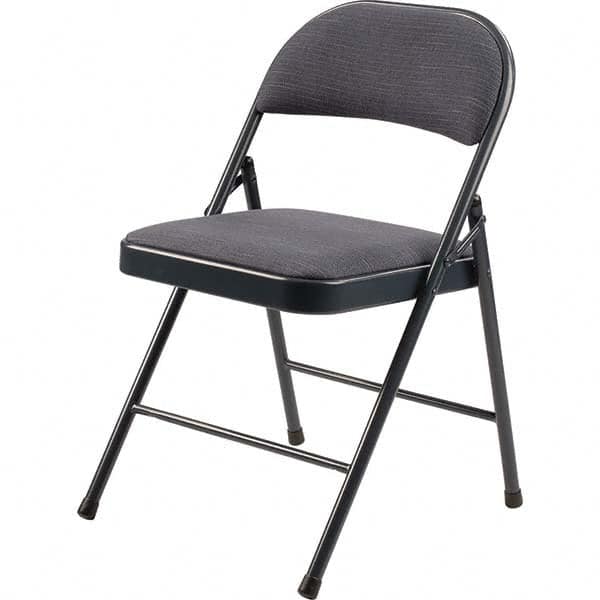 National Public Seating - Folding Chairs Pad Type: Folding Chair w/Fabric Padded Seat Material: Fabric/Steel - Caliber Tooling