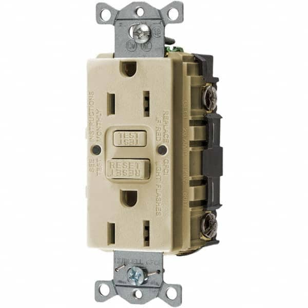 Bryant Electric - GFCI Receptacles Grade: Commercial Color: Ivory - Caliber Tooling