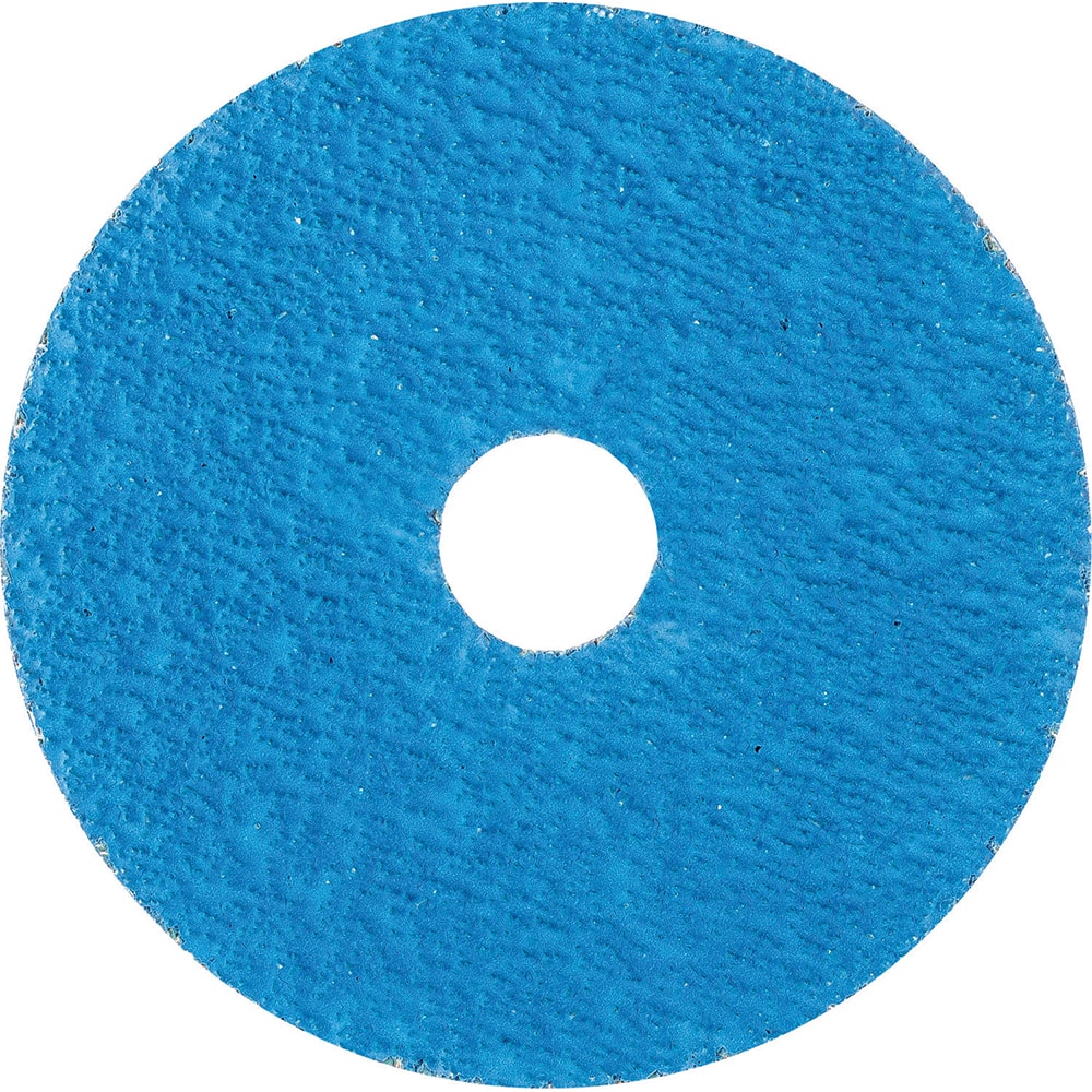 PFERD - Fiber Discs; Disc Diameter (Inch): 4-1/2 ; Abrasive Material: Ceramic ; Grit: 36 ; Center Hole Size (Inch): 7/8 ; Backing Material: Fiber ; Disc Color: Blue - Exact Industrial Supply