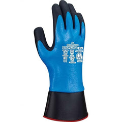 SHOWA - Size 2XL (10), ANSI Cut Lvl A4, Puncture Lvl 3, Abrasion Lvl 4, Foam Nitrile Coated Cut & Puncture Resistant Gloves - Caliber Tooling