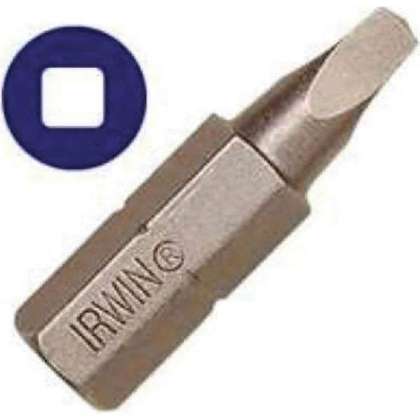 Irwin - Power & Impact Screwdriver Bit Sets Point Type: Square Drive Size: 1/4 Hex - Caliber Tooling