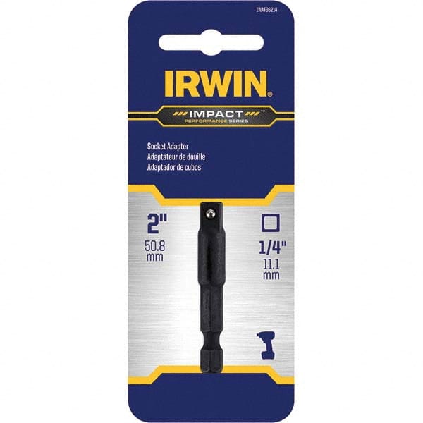 Irwin - 1/4" Hex Impact Socket Adapter - Caliber Tooling