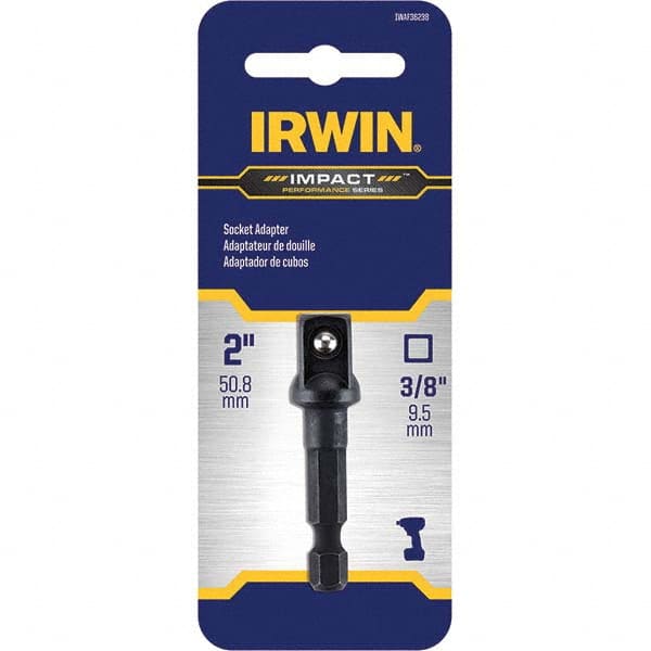 Irwin - 3/8" Hex Impact Socket Adapter - Caliber Tooling