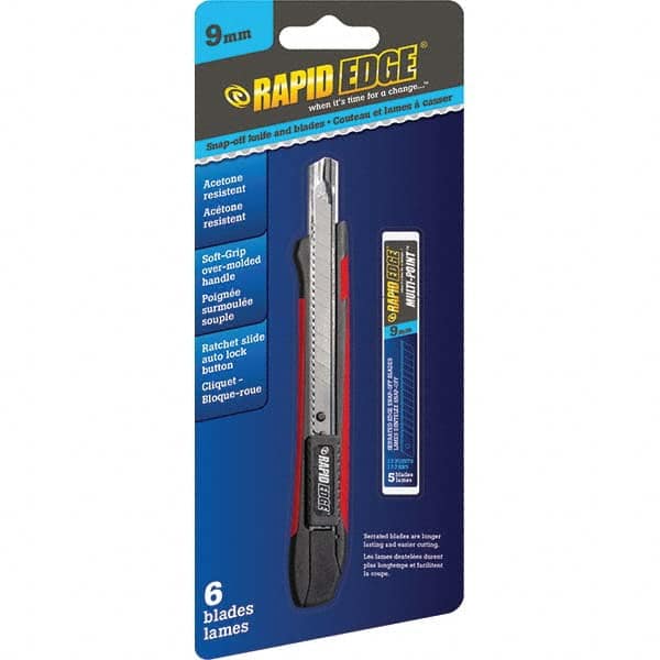 Rapid Edge - Utility Knives, Snap Blades & Box Cutters Type: Snap Knife Blade Type: Snap - Caliber Tooling