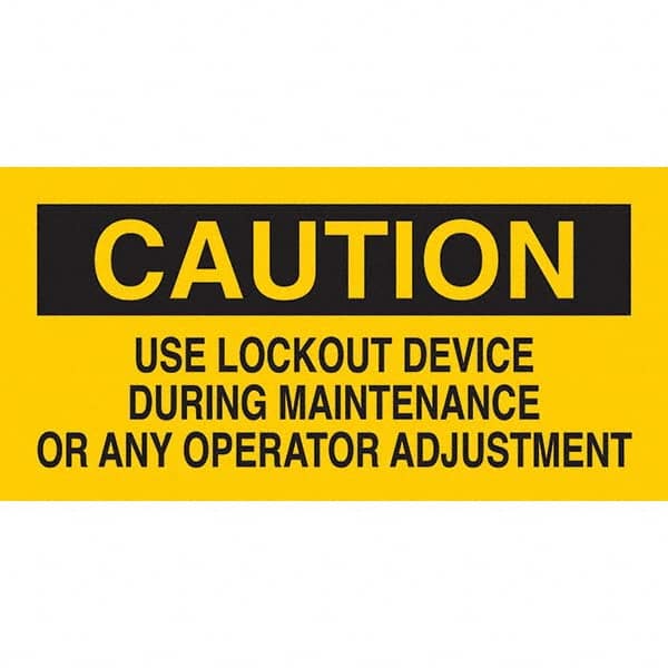 Brady - Safety & Facility Labels Message Type: Accident Prevention Header: CAUTION - Caliber Tooling