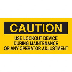 Brady - Safety & Facility Labels Message Type: Accident Prevention Header: CAUTION - Caliber Tooling