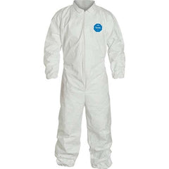 Dupont - 1 25-Piece Size 6XL White Tyvek General Purpose Coveralls - Caliber Tooling