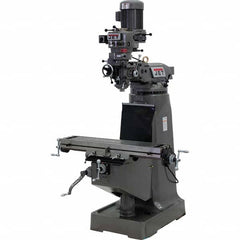 Knee Milling Machine: 4.5″, Variable Speed Pulley Control, 3 Phase 80 to 2,720 RPM, R8 Spindle Taper