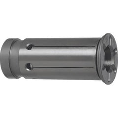 Guhring - 3.18mm ID x 12mm OD, 16.5mm Head Diam, Sealed Hydraulic Chuck Sleeve - Steel, 45mm Length Under Head, Through Coolant - Exact Industrial Supply