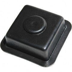 Made in USA - Flame Retardent ABS Housing Plastic Bearing Flange Mount - 3-1/4" Wide x 3-7/16" Outside Diam - Caliber Tooling