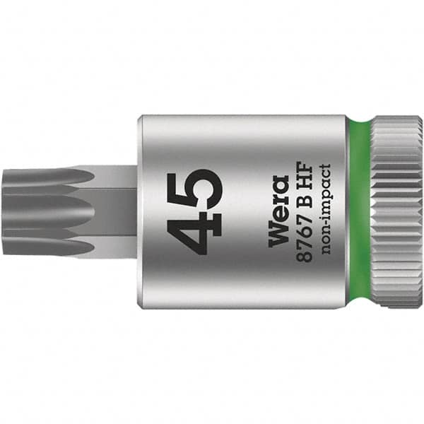 Wera - 3/8" Drive, T25 Torx Bit Socket - 4-13/64" OAL - Caliber Tooling