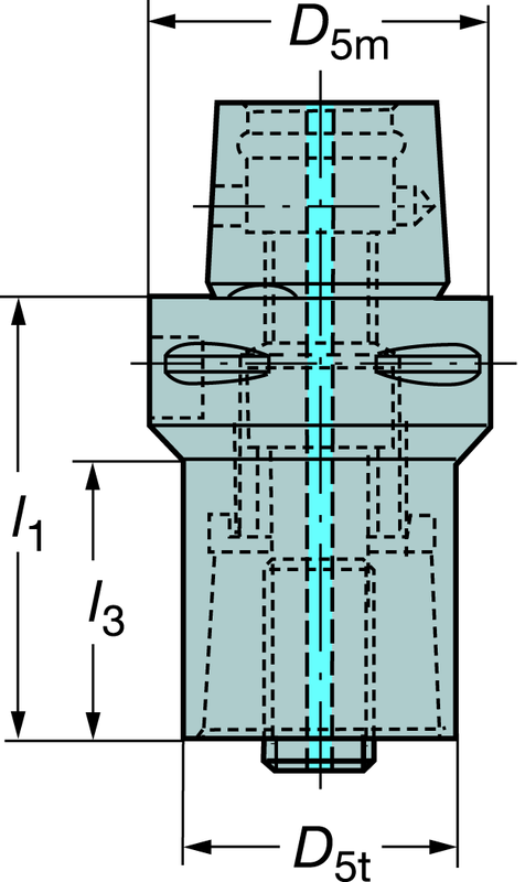 C63910250080A ADAPTER CAPTO - Caliber Tooling