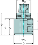 C33912010050 CAPTO ADAPTER - Caliber Tooling