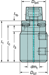 C63912750115 CAPTO ADAPTER - Caliber Tooling