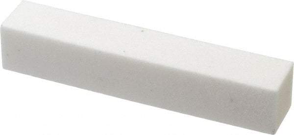 Norton - 80 Grit Aluminum Oxide Square Dressing Stick - 4 x 3/4 x 3/4, Medium Grade, Vitrified Bond - Caliber Tooling