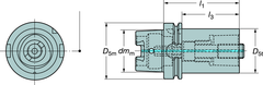 C539041063090C CAPTO HOLDER - Caliber Tooling