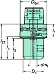 C53912114075 CAPTO ADAPTER - Caliber Tooling