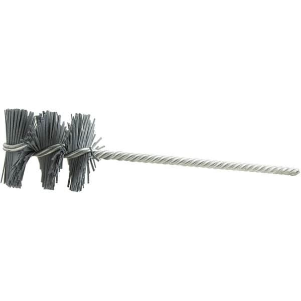 Brush Research Mfg. - 2-1/4" Bore Diam, 120 Grit, Silicon Carbide Flexible Hone - Medium, 2" OAL - Caliber Tooling